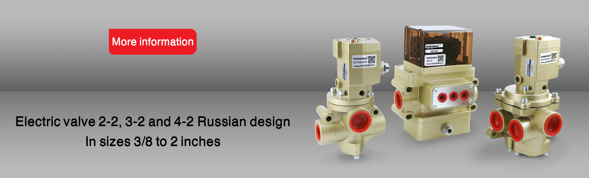 Pneumatic solenoid valve, ROSS solenoid valve, ROSS design solenoid valve, Russian solenoid valve, ROSS valve